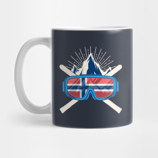 Norway Ski Skiing Norwegian Norge Mug